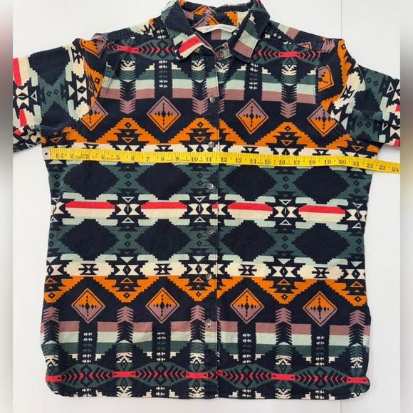 Woolrich Western Keystone Printed Chamois Shirt - L - Picture 11 of 12